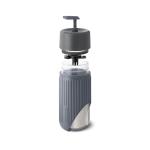 Black + Blum Black+Blum Glas-Reisebecher 340ml Grau