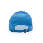 XD Collection Impact 6 panel 280gr Recycled cotton cap with AWARE™ tracer Tranquil blue