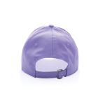 XD Collection Impact 6 panel 280gr Recycled cotton cap with AWARE™ tracer Lila