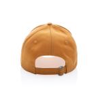 XD Collection Impact 5panel 280gr Recycled cotton cap with AWARE™ tracer Sundial orange