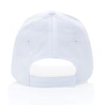XD Collection Impact 6 panel 190gr Recycled cotton cap with AWARE™ tracer White
