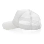 XD Collection Impact AWARE™ Brushed rcotton 5 panel trucker cap 190gr White