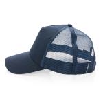 XD Collection Impact AWARE™ Brushed rcotton 5 panel trucker cap 190gr Navy