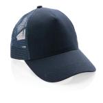 XD Collection Impact AWARE™ Brushed rcotton 5 panel trucker cap 190gr Navy