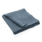 XD Collection Impact AWARE™ Polylana® knitted scarf 180 x 25cm Aztec blue