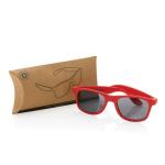 XD Collection RCS recycled PP plastic sunglasses Red