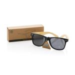 XD Collection Bamboo and RCS recycled plastic sunglasses Black