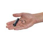 XD Collection Flash RCS recycled aluminium keychain torch Aztec blue