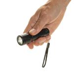 XD Collection Flara USB-aufladbare Taschenlampe aus RCS recyceltem ABS Schwarz