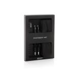Swiss Peak RCS OSLO RCS Stationery Set Black