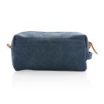 XD Collection Canvas toiletry bag PVC free Aztec blue