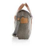 XD Collection Canvas laptop bag PVC free Convoy grey