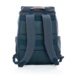XD Collection Impact AWARE™ 16 oz. recycled canvas 15" laptop backpack Aztec blue