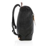 XD Collection Canvas laptop backpack PVC free Black