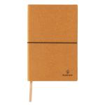 XD Collection A5 Notizbuch aus recyceltem Leder Braun