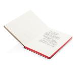XD Collection Deluxe hardcover A5 notebook with coloured side Red/black