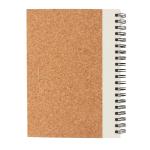 XD Collection Cork spiral notebook with pen White