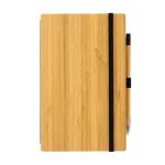 XD Collection Bamboo notebook and infinity pencil set Brown