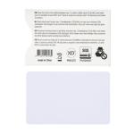 XD Collection Anti-skimming RFID shield card with active jamming chip White