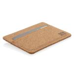 XD Collection Cork secure RFID slim wallet Brown