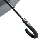 Swiss Peak AWARE™ 23" bis 27" erweiterbarer Regenschirm Schwarz/silber