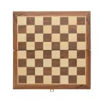 XD Collection Luxury wooden foldable chess set Brown