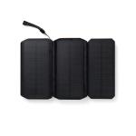 Nordic Drift Titan 10.000mAh Solar Powerbank with 3 Panels Schwarz