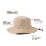 Nordic Drift RCS Horizon UPF 50+ bucket hat Fawn