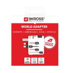 SKROSS Pro 3-Pole World Travel Adapter Weiß