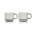 AdHoc Impact Espressotassen 70ml, 2er-Set Transparent