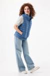 IQONIQ Meru women recycled polyester bodywarmer, moonlight blue Moonlight blue | XXS