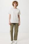 IQONIQ Kakadu relaxed recycled cotton t-shirt, ivory white, pebble gray Ivory white, pebble gray | XXS