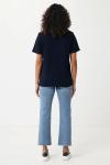IQONIQ Kakadu relaxed recycled cotton t-shirt, navy Navy | XS