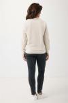 IQONIQ Etosha lightweight recycled cotton crew neck, ivory white, pebble gray Ivory white, pebble gray | XXS