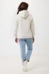 IQONIQ Rila lightweight recycled cotton hoodie, ivory white, pebble gray Ivory white, pebble gray | XXS