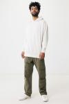IQONIQ Yengo recycled cotton hoodie with sidepockets, ivory white, pebble gray Ivory white, pebble gray | XXS
