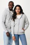 IQONIQ Abisko recycled cotton zip through hoodie, heather grey Heather grey | XXS
