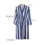 VINGA Ornos GRS hammam robe L/XL Blue/white