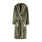 VINGA Louis luxury plush GRS RPET robe size S-M Green