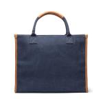 VINGA Bosler Büro-Tasche aus RCS recyceltem Canvas Navy