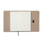 VINGA Baltimore GRS-zertifiziertes Papier & PU-Notizbuch Beige