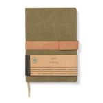 VINGA Bosler RCS recycled canvas notebook Green