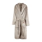 VINGA Louis luxury plush RPET robe size L-XL Convoy grey