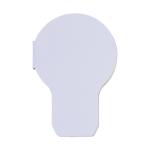 CreaStick Bulb Individueller Haftnotizblock Weiß