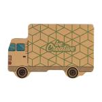 CreaStick Truck Eco Individueller Haftnotizblock Natur