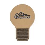 CreaStick Bulb Eco Individueller Haftnotizblock Natur