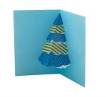 Dimensions 3D Christmas card, Christmas tree White