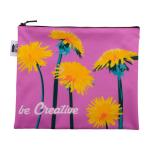 CreaBeauty L RPET custom cosmetic bag Black/white