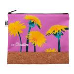 CreaBeauty Cork L RPET Individuelle Kosmetiktasche, natur Natur,schwarz