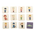 Peppermor Individuelles Memory-Spiel Natur blau
